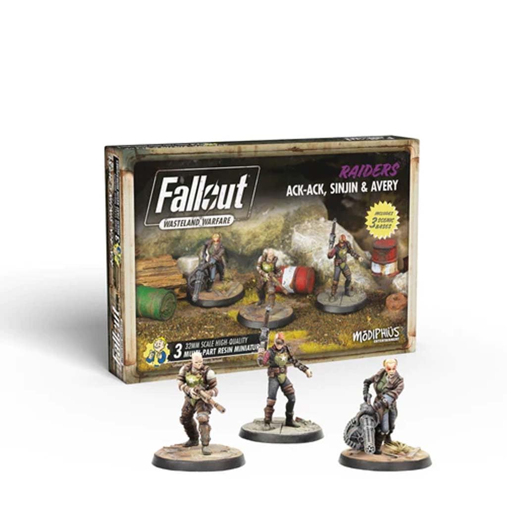 Fallout: Wasteland Warfare: Ack Ack, Sinjin & Avery