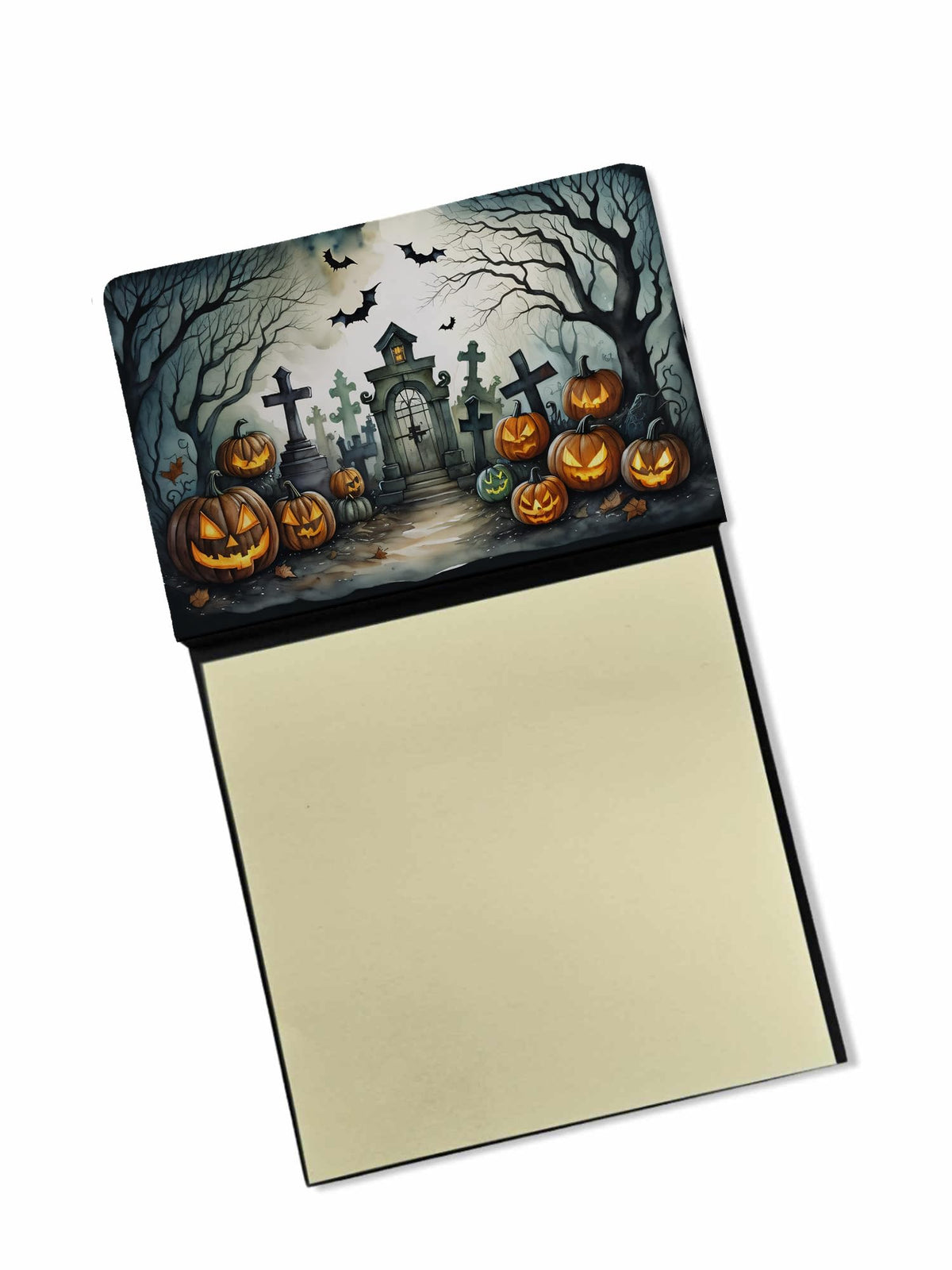 Graveyard Spooky Halloween Sticky Note Holder