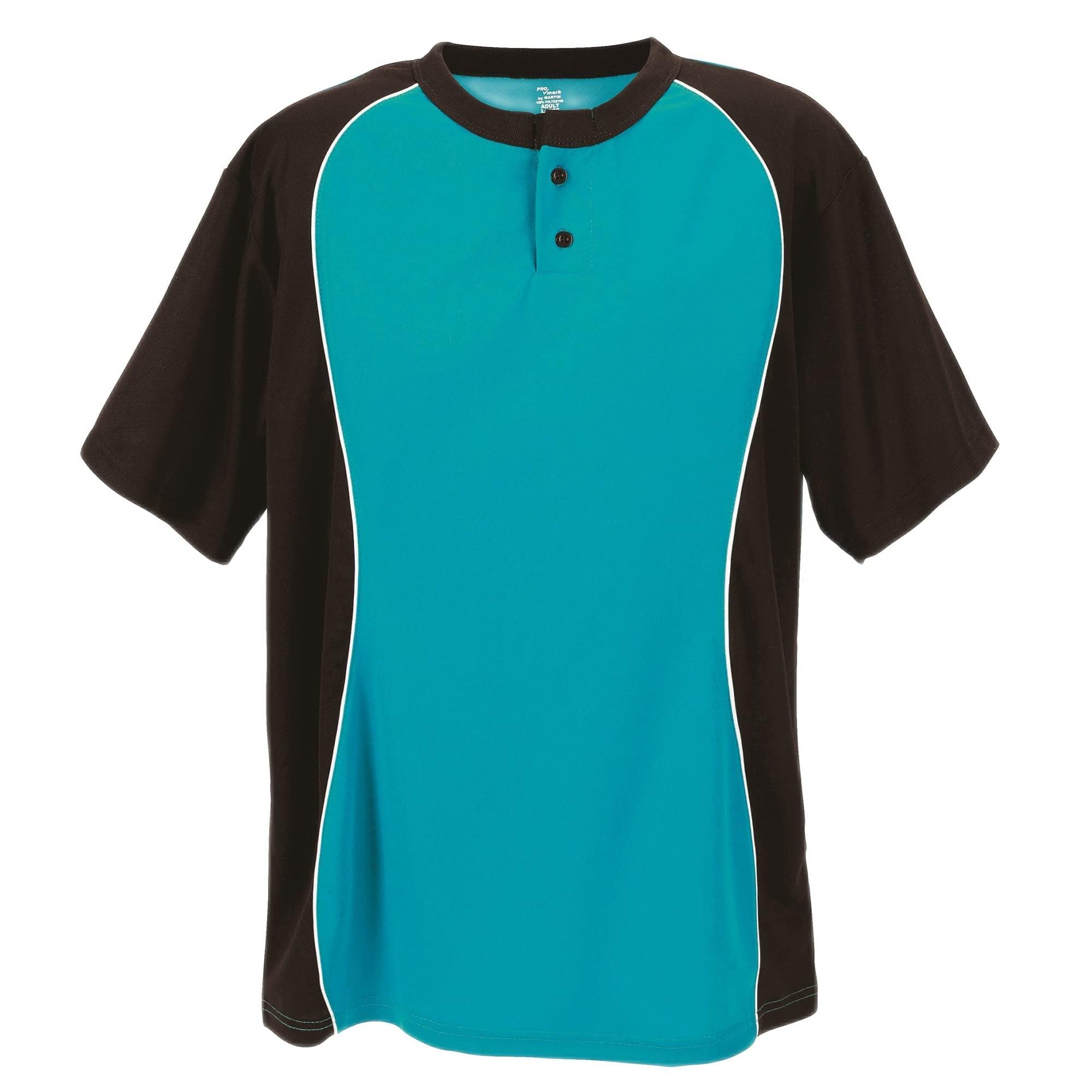 TWO BUTTON PLACKET-ADULT-TEAL-A2X