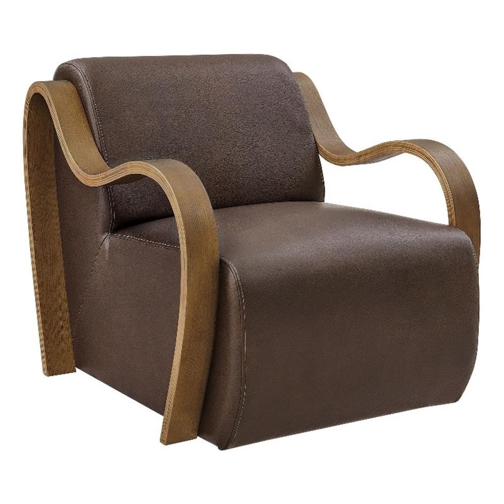 Atrium Vegan Leather Accent Armchair by Modway