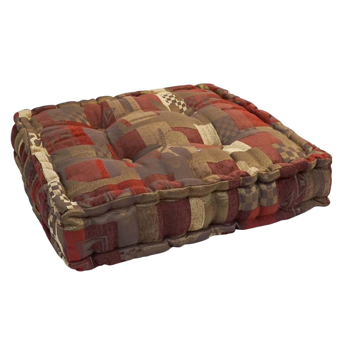20-inch Square Floor Pillow with 4 Buttons 20-SQ-JCH-CO-30