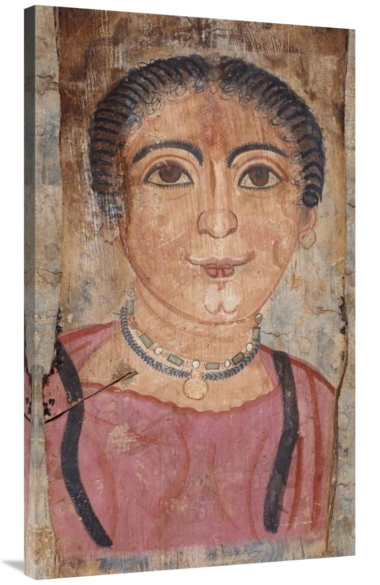 Mummy Portrait of a Woman-Canvas Art-26.4x44”