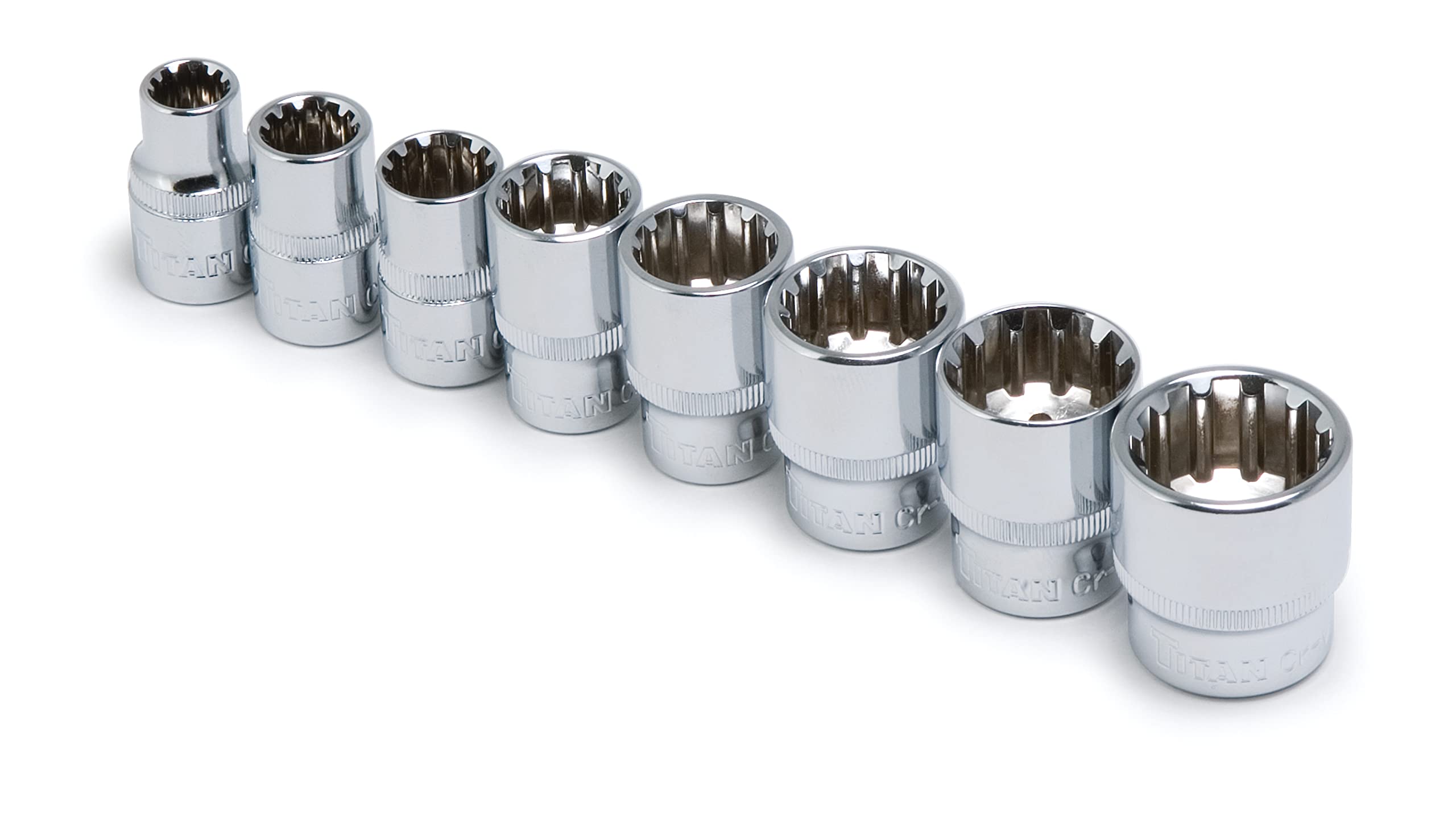 8PC SAE DR SPLINE SOCKET SET 5/16-3/4″