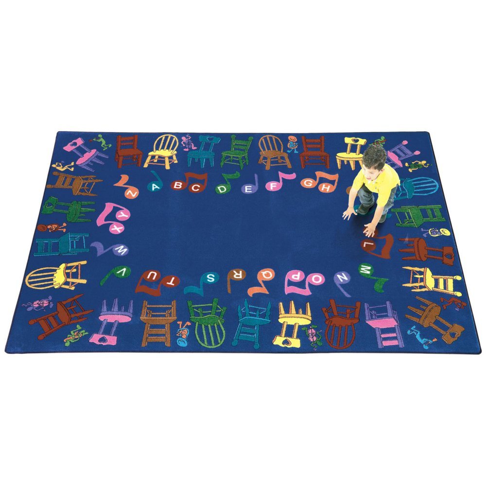 Musical Chairs 54 x 78??area rug in color Multi