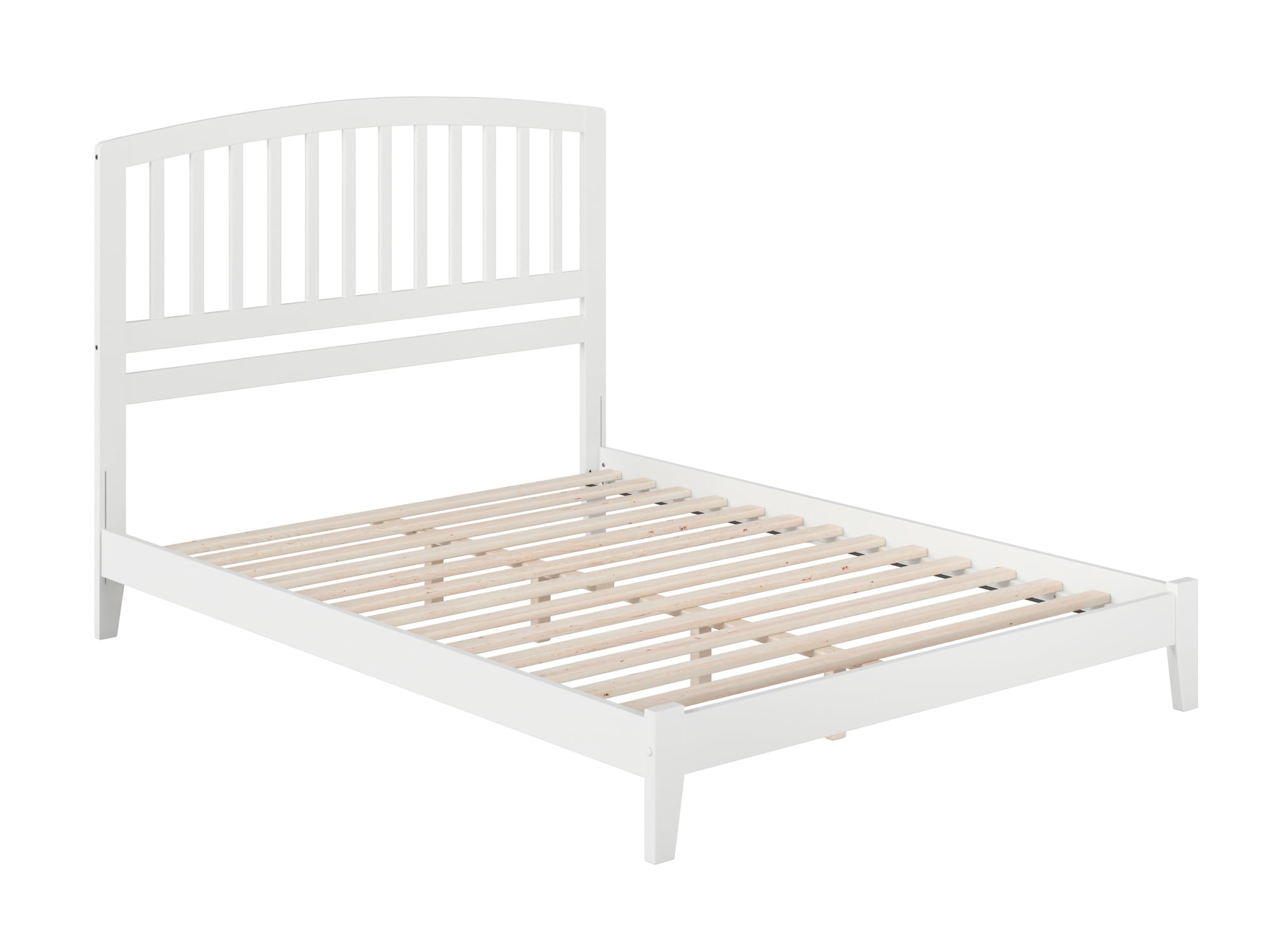Richmond Low Profile Queen Platform Bed in White