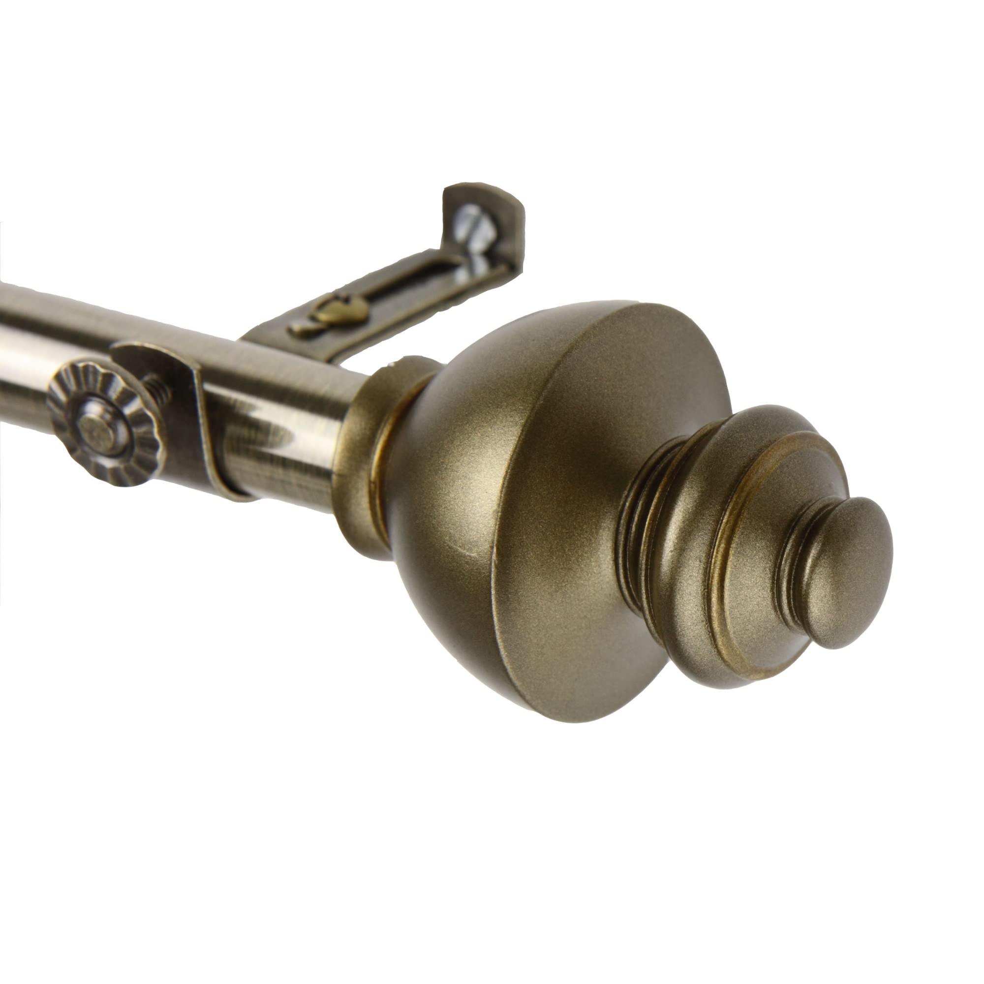 Scion Curtain Rod 3/4 inch dia. 28-48 - Antique Gold