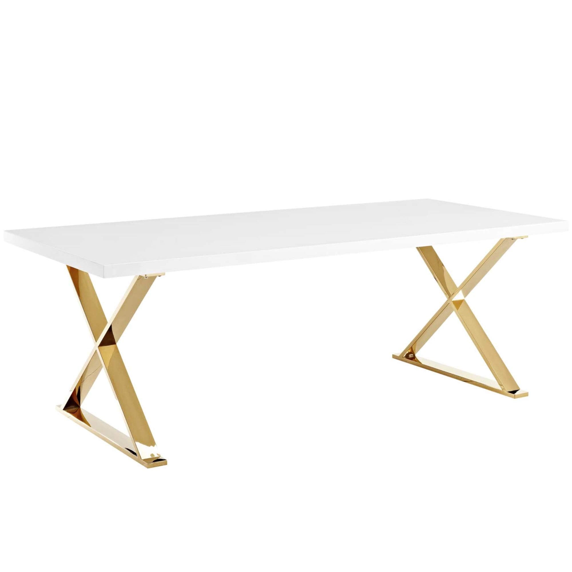 Casafoyer Chic Sector Dining Table | Sleek Design | Premium Materials | Seats 6