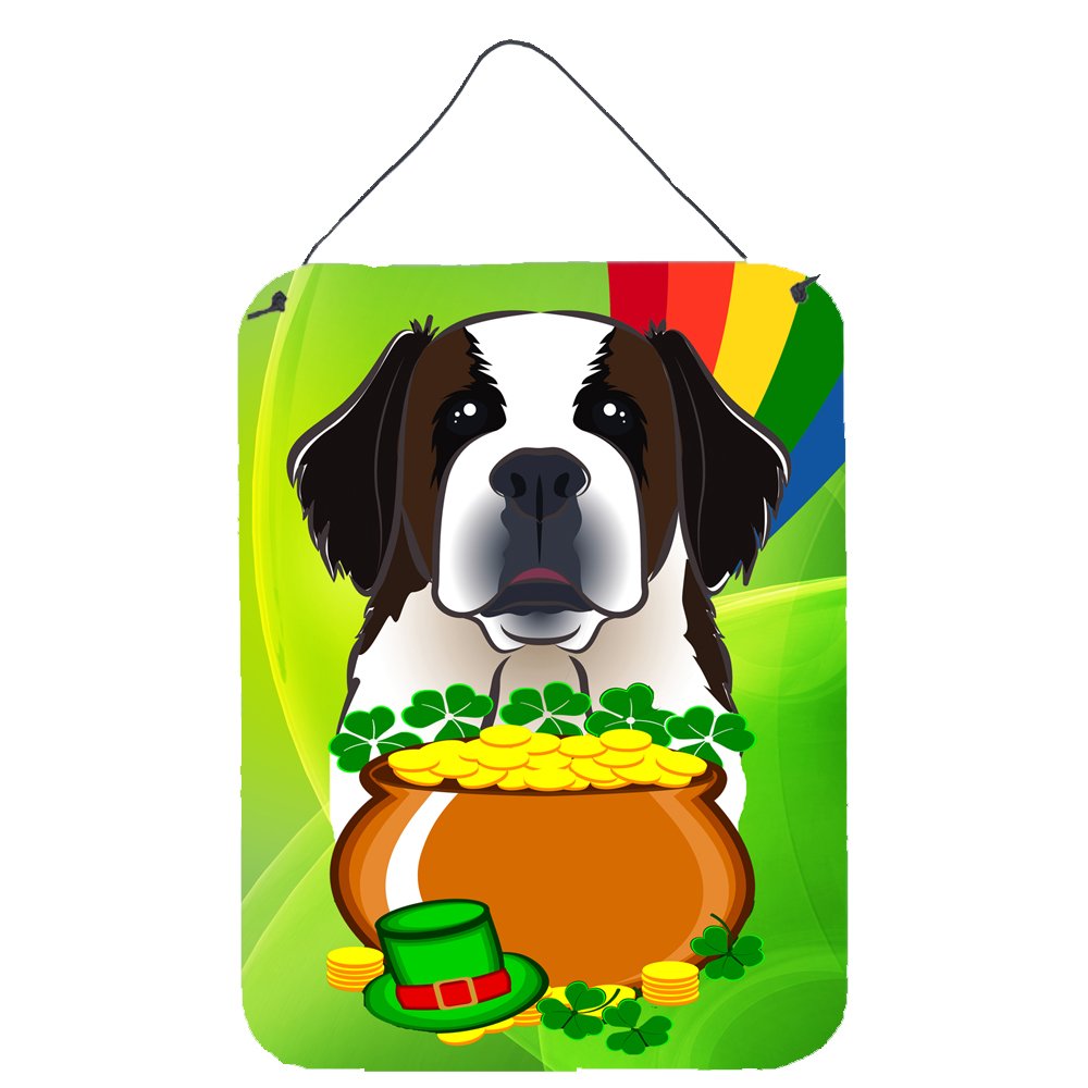 St. Patricks Day Design with Dog Wall or Door Hanging Prints