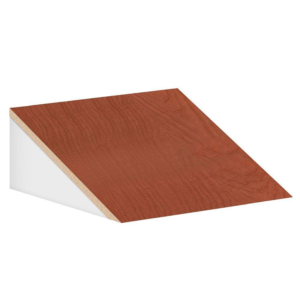 Sloping Hood - for Open Access Designer Locker and Designer Gear Locker - 18 Inches Deep - Cherry