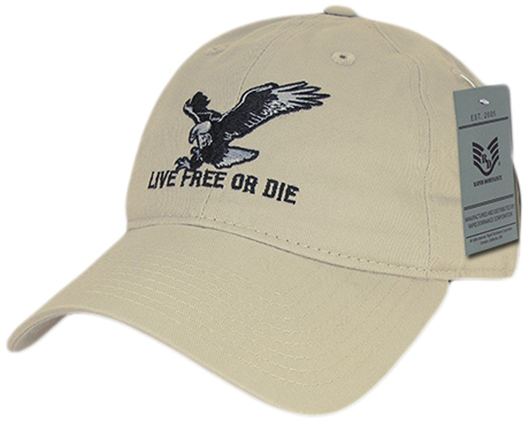 Relaxed Graphic Cap,Live Free or Die,Stn