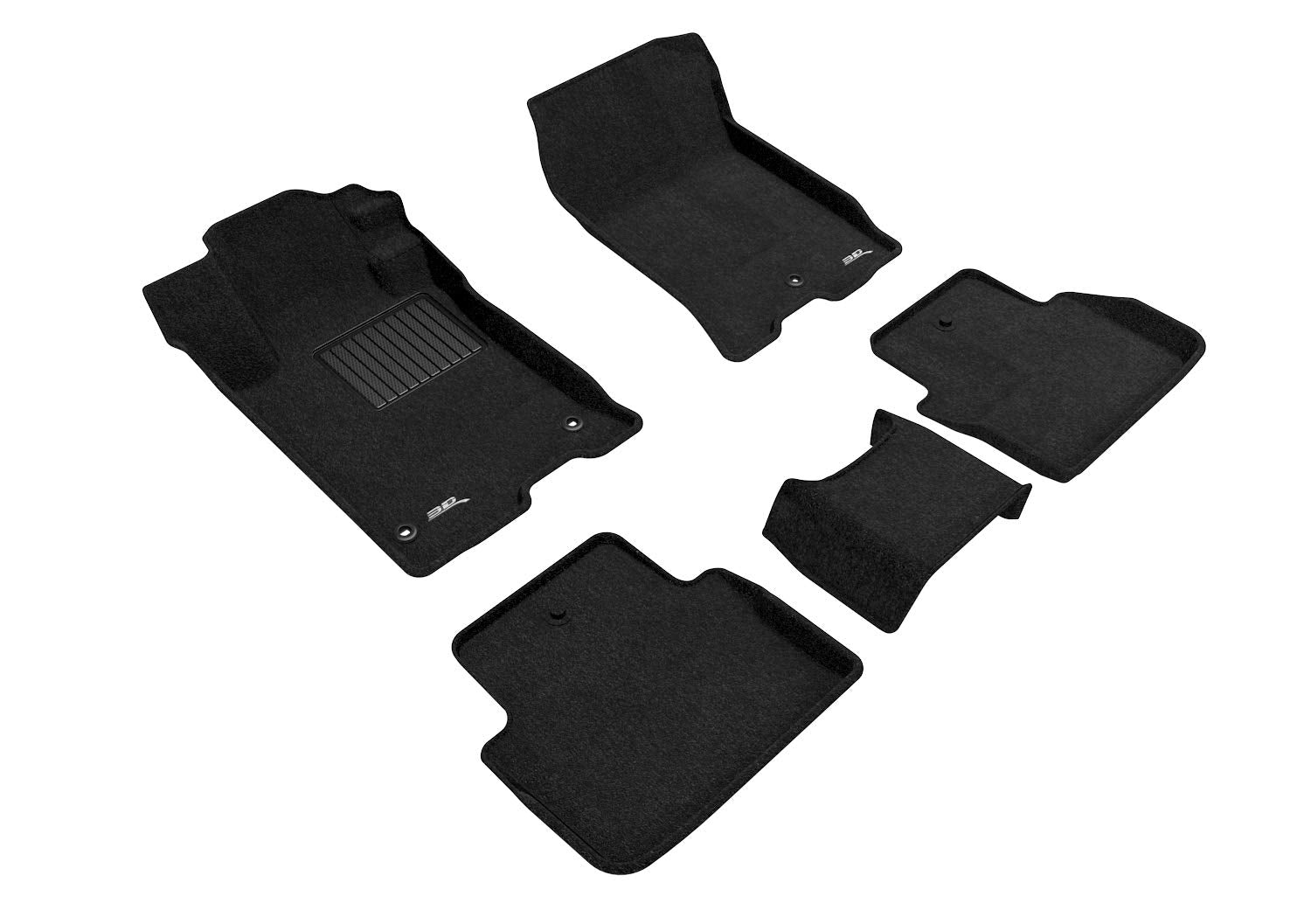 3D MAXpider ACURA TLX FWD 2015-2020 ELEGANT BLACK R1 R2
