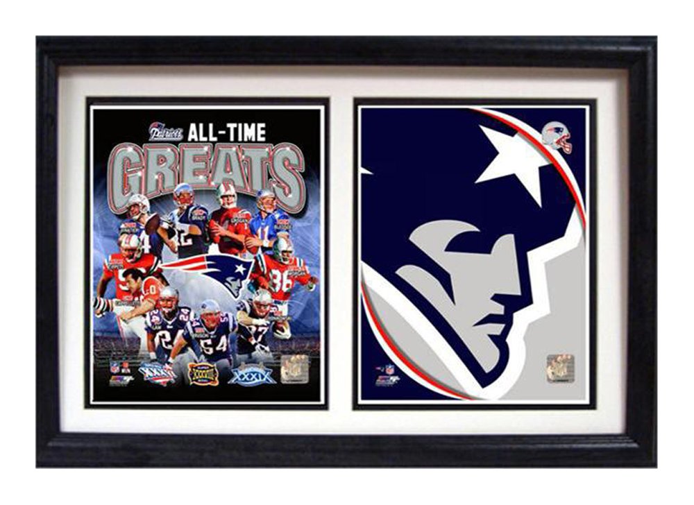 12X18 Double Frame - New England Patriots Greats