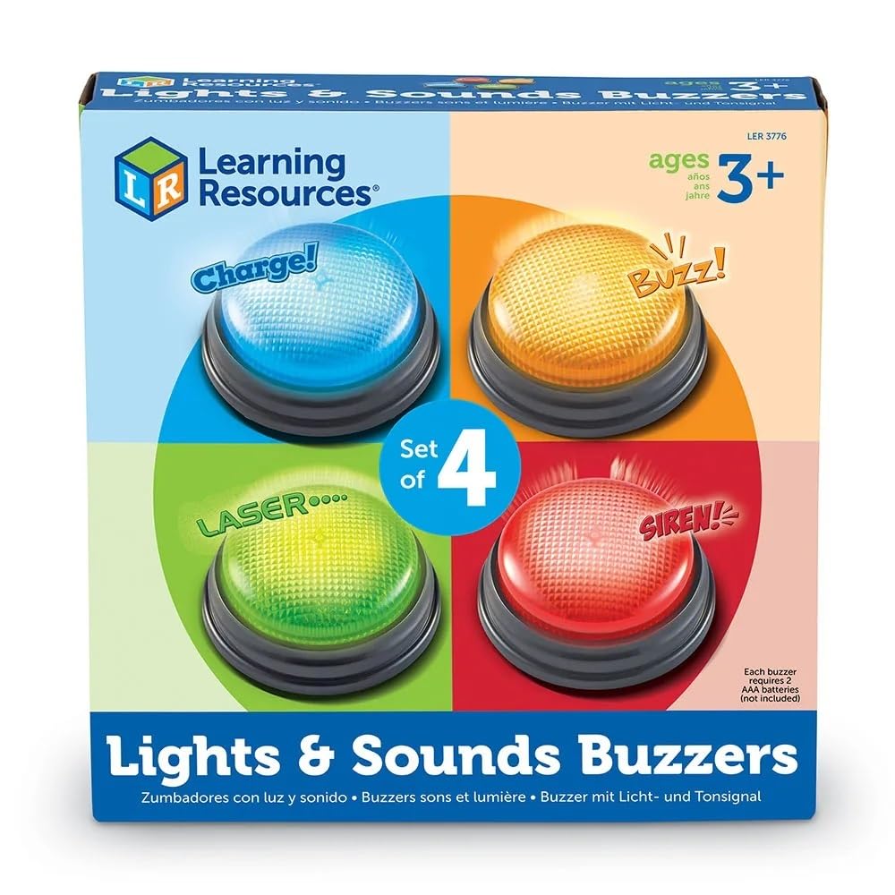 Learning Resources Lights & Sounds Buzzers Set