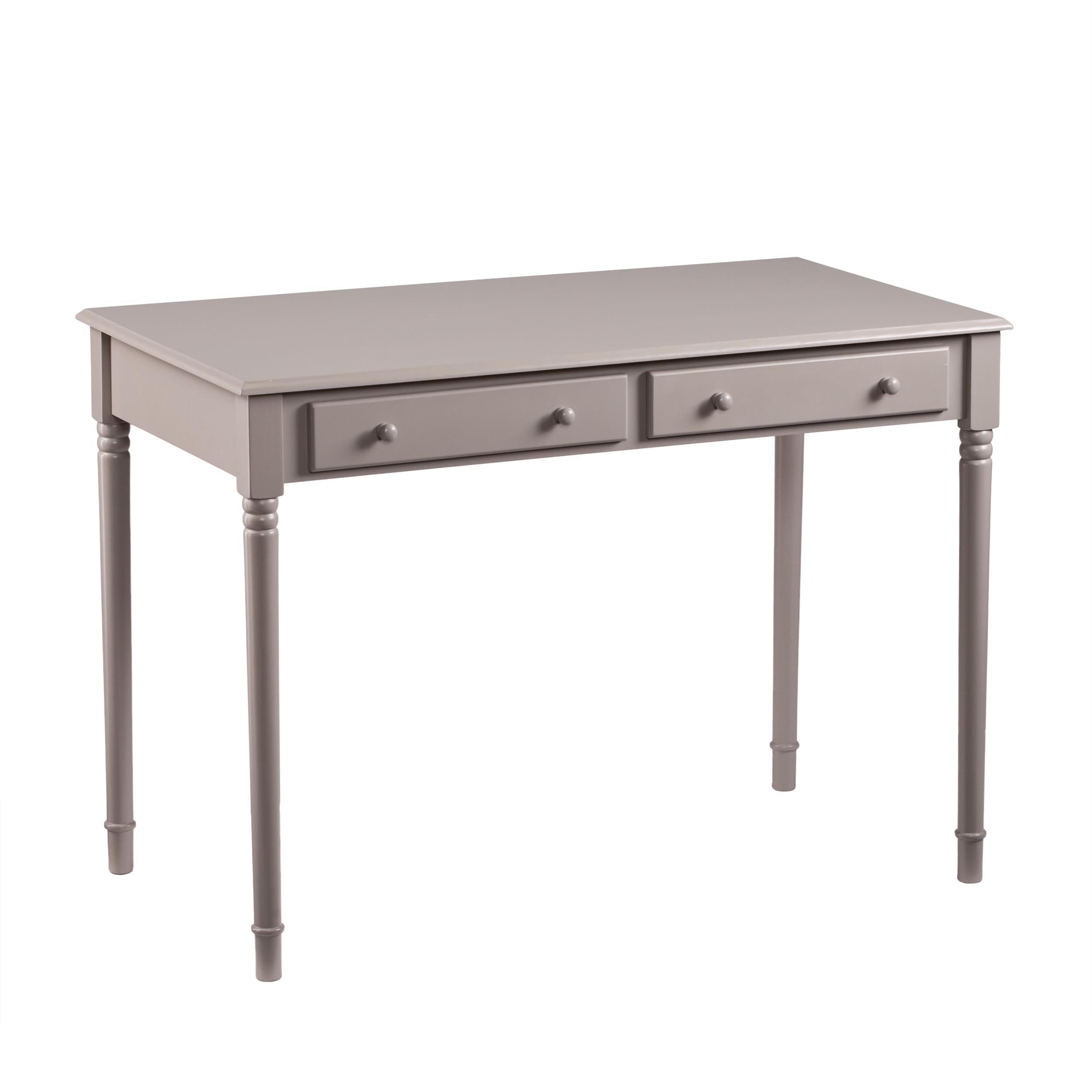 Janice 2-Drawer Writing Desk - Gray