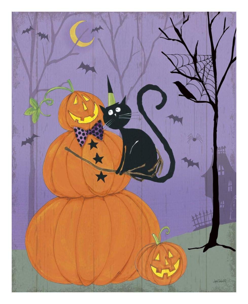Happy Haunting IV -Paper Art-22x26”
