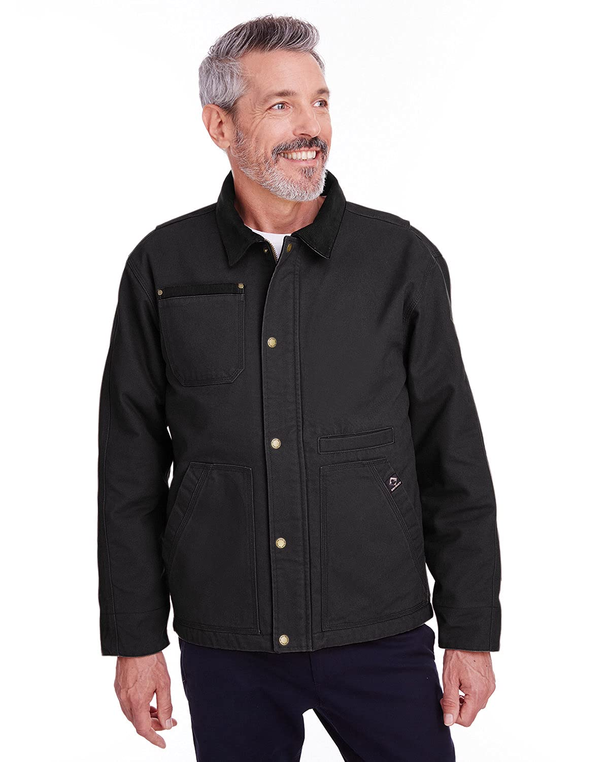 DRI DUCK Rambler Boulder Cloth Jacket - Black, L