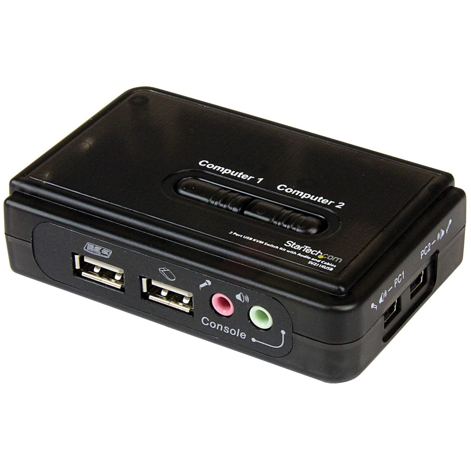 2PORT AUDIO KVM SWITCH BUNDLE WITH CABLES
