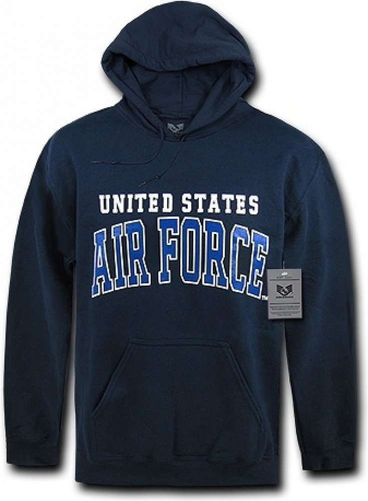 Pullover Hoodie, US Air Force, Navy, L