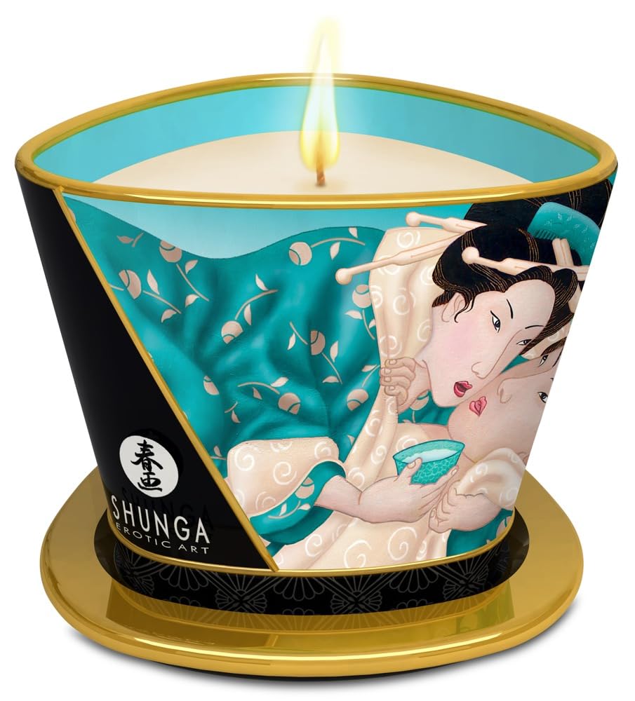 Shunga Massage Candle-Island Blossoms 5.7oz