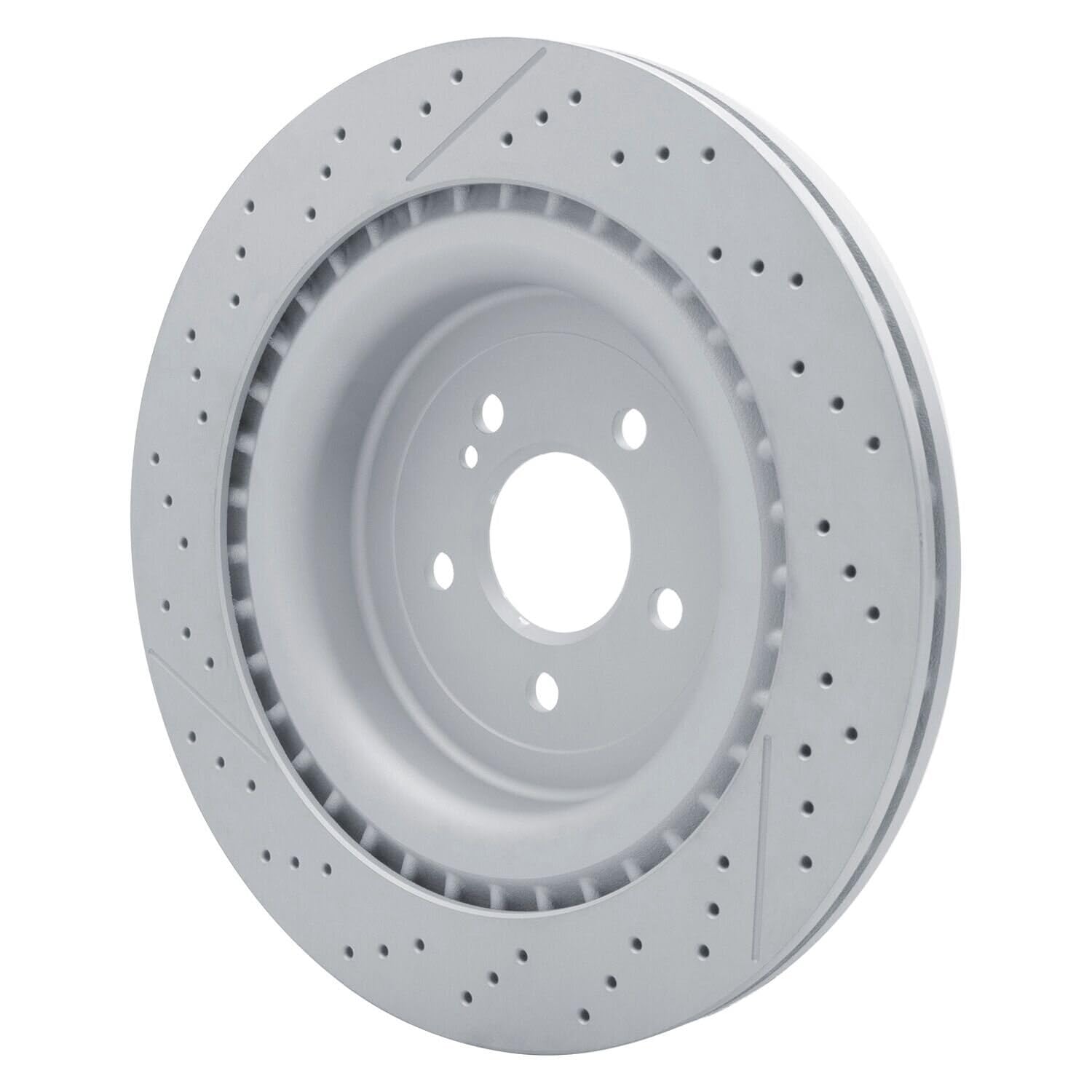 R1 Carbon Alloy GEOMET Series Rotor - Drilled and Slotted PCP-63104