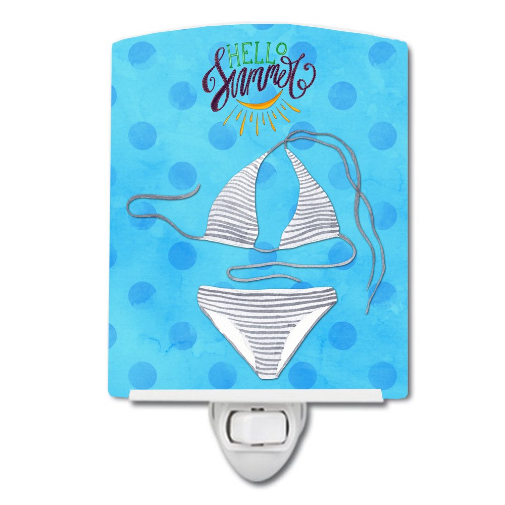 Swimsuit Polkadot Ceramic Night Light