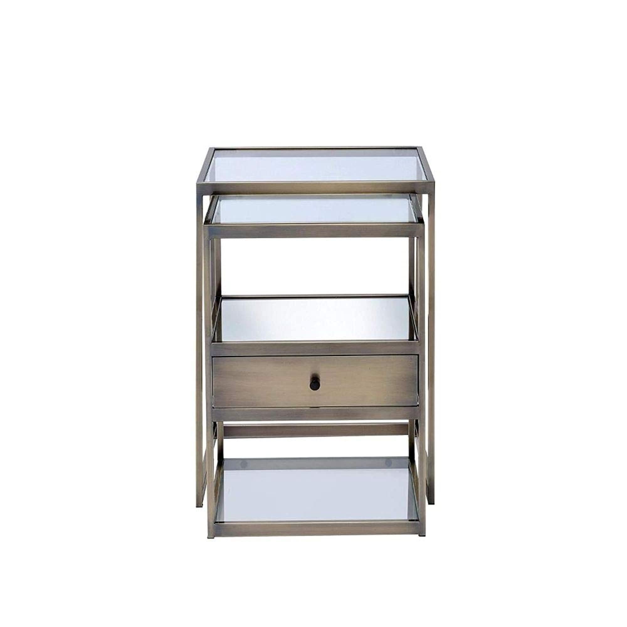 Yardlio Enca Nesting Tables: Chic, Space-Saving Solution with Trendy Design & Storage