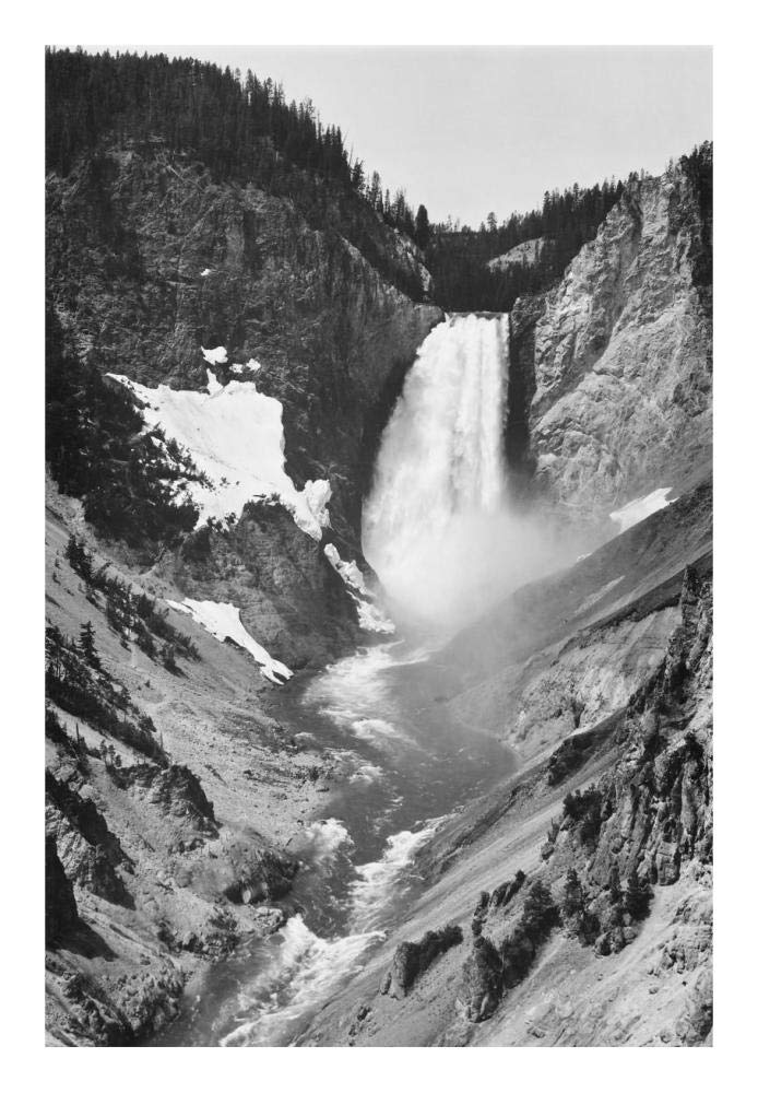 Yellowstone Falls, Yellowstone National Park, Wyoming. ca. 1941-1942-Paper Art-17x24”