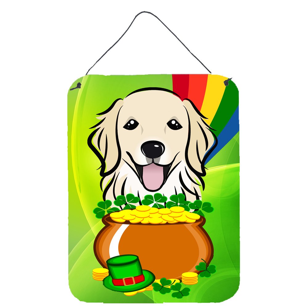 St. Patricks Day Design with Dog Wall or Door Hanging Prints