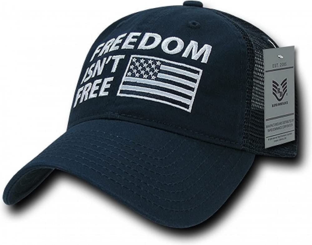 Relaxed Trucker USA Cap, Freedom, Navy