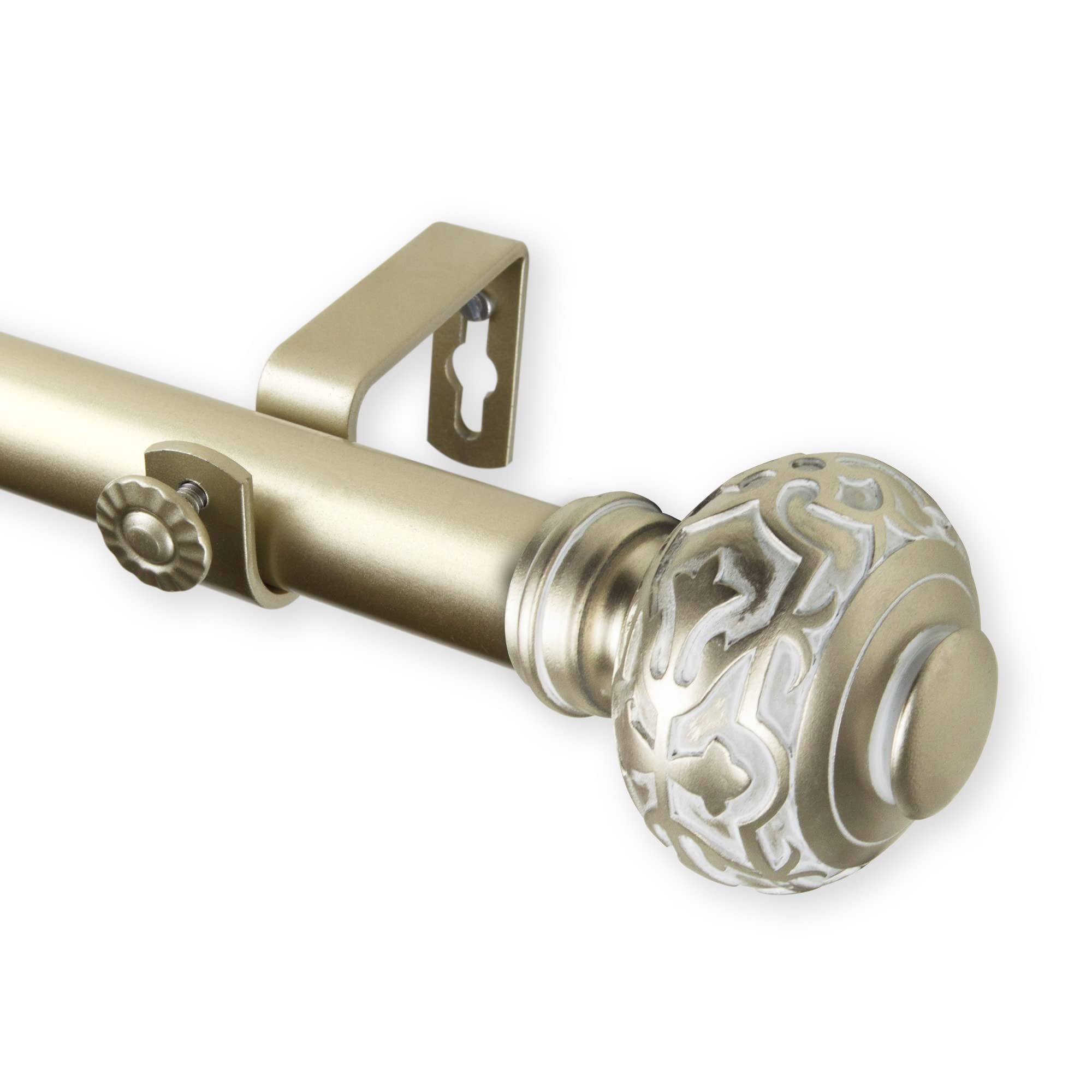 Acer Curtain Rod 1 OD 160-240 inch  - Gold