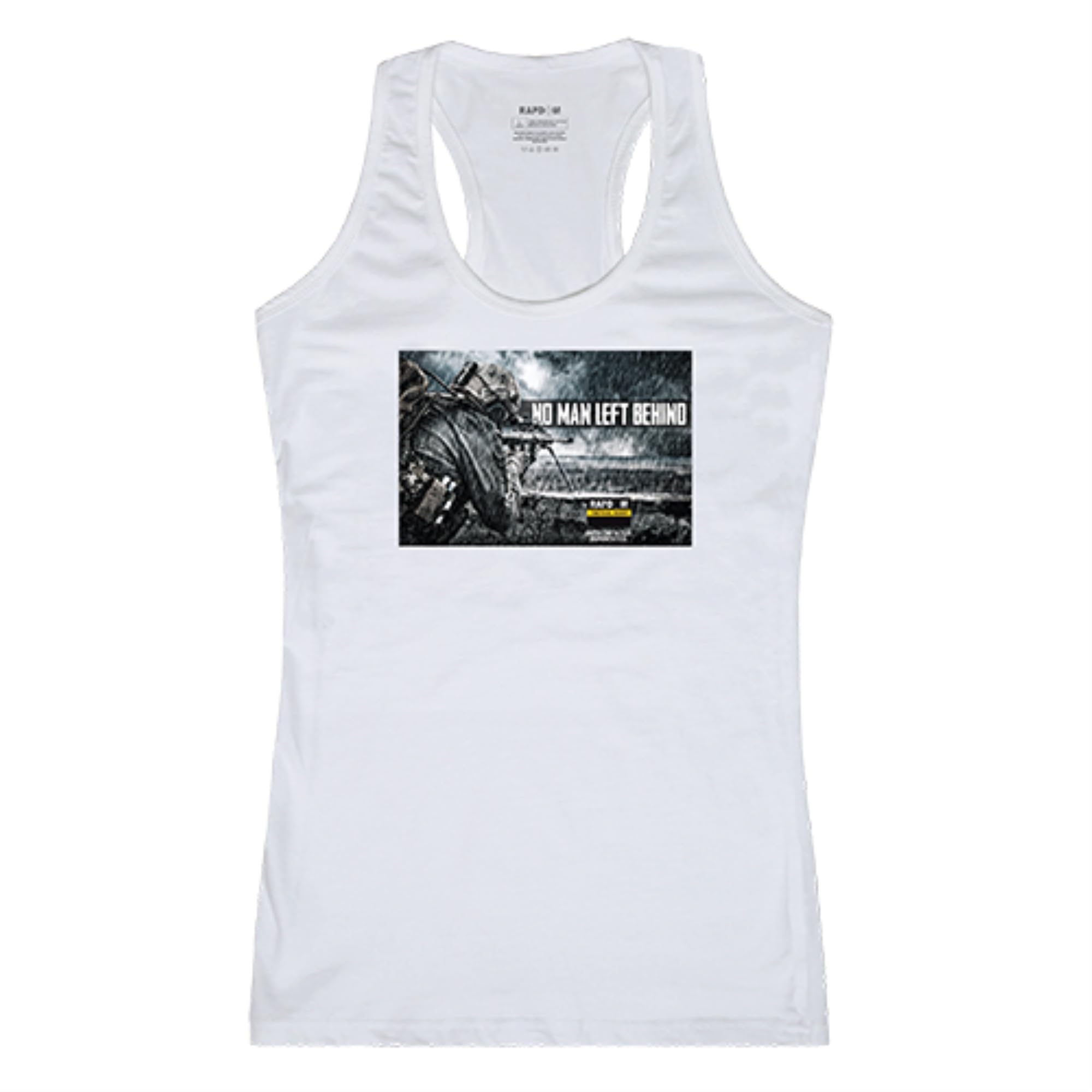 Womens Graphic Tank,No Men Left, White, L