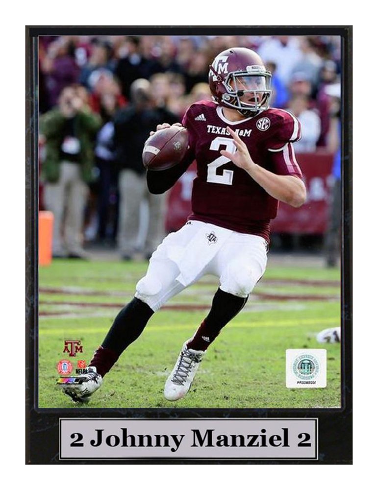9x12 Plaque -  Johnny Manziel Texas A&M