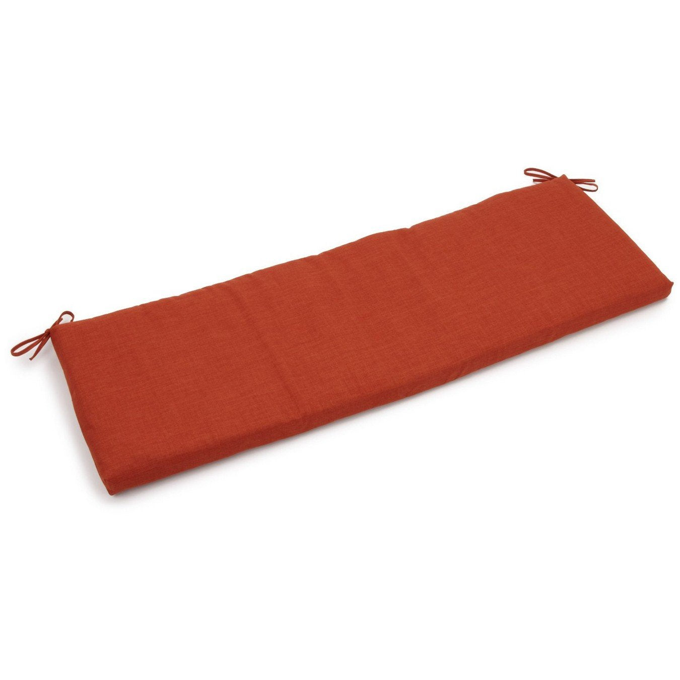 51-inch by 19-inch Solid Outdoor Spun Polyester Loveseat Cushion
