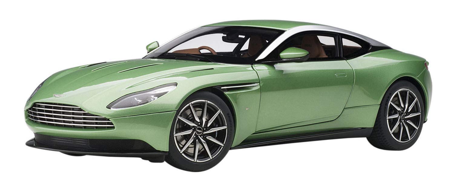 Aston Martin DB11 RHD (Right Hand Drive) Apple Tree Green Metallic 1/18 Model Car by Autoart