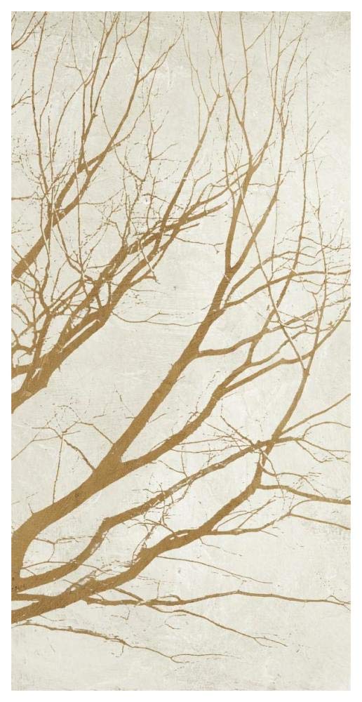 Golden Tree III-Paper Art-32x62”