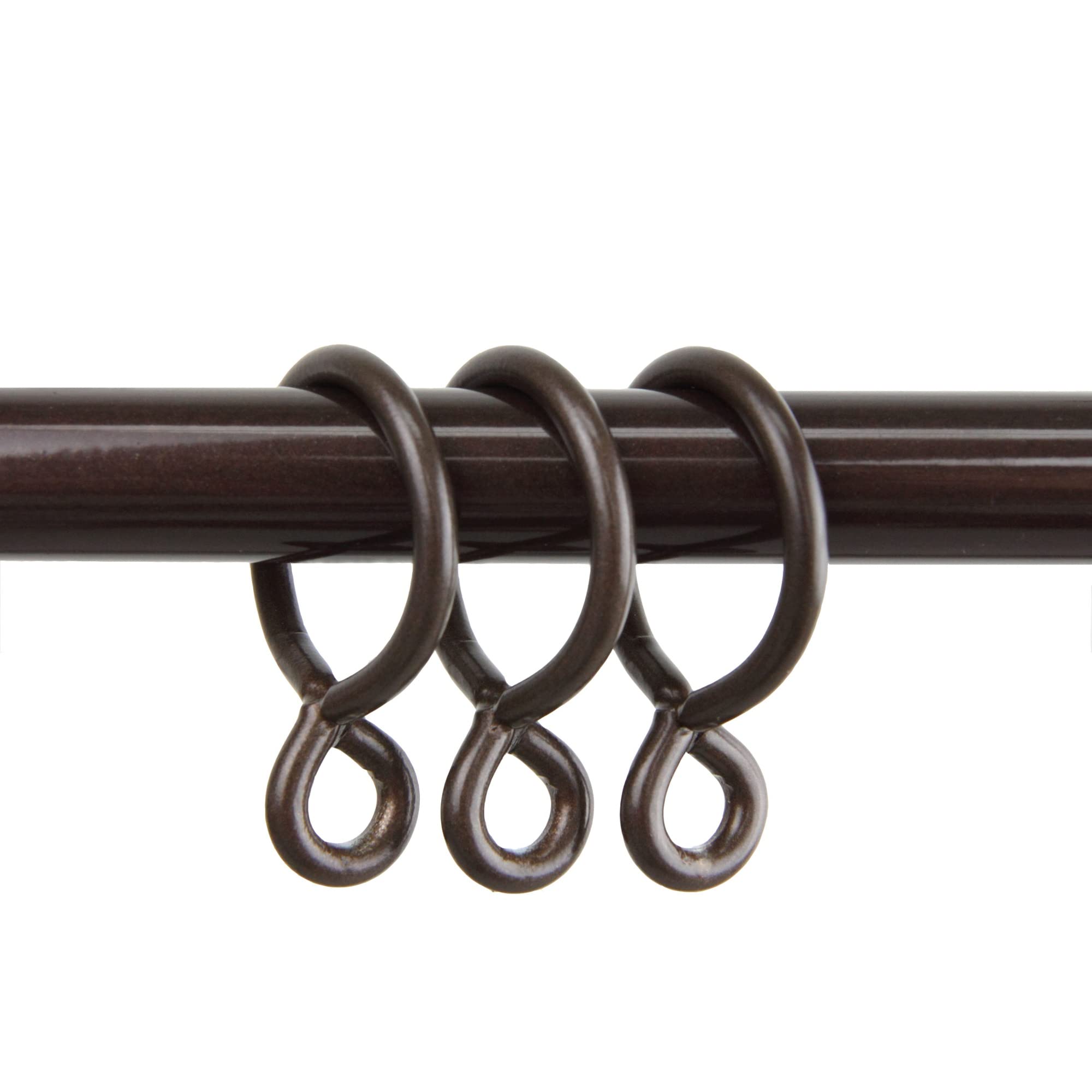 1 inch Curtain Eyelet Rings (Set of 10) - Cocoa