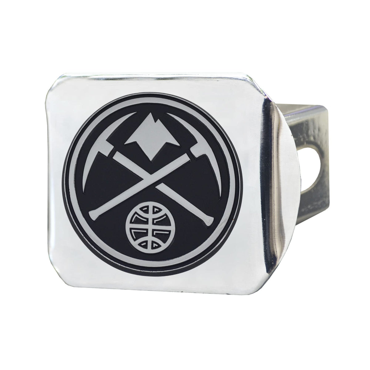 Fanmats 17588 Nba - Denver Nuggets Hitch Cover, Black, 3.4X4