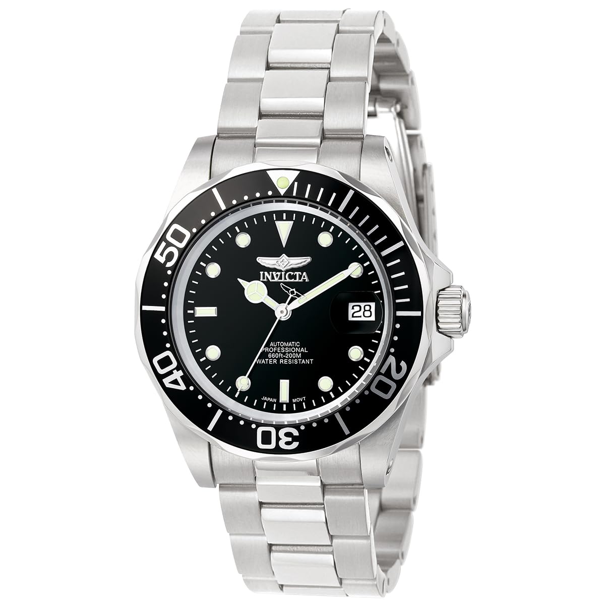 Invicta Mens 8926 Pro Diver Automatic 3 Hand Black Dial Watch