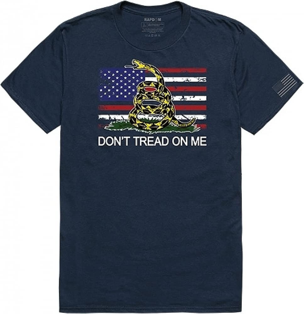 Tac. Graphic T, Flag w/Gadsden, Navy, 2X