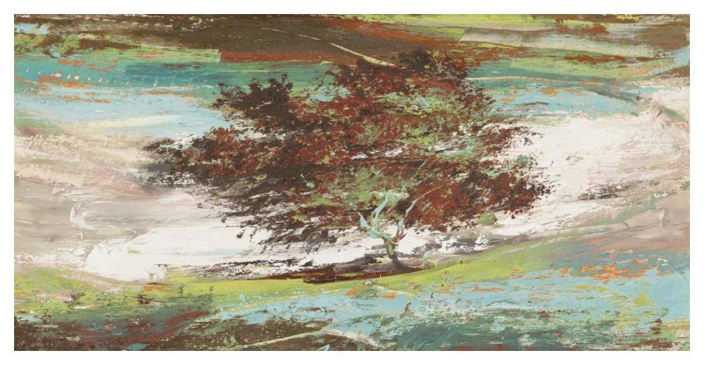 Washed Tree-Paper Art-50x26”