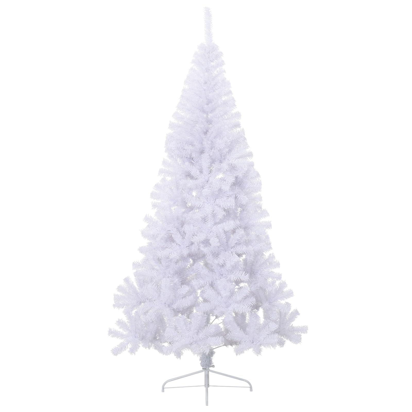 Casafoyer  Artificial Half Christmas Tree with Stand White 70.8″ PVC - (Pack Of 2)
