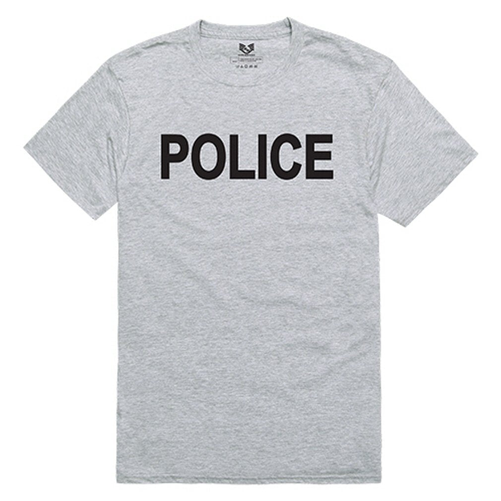 Relaxed Graphic Ts,Police, H.Grey, M