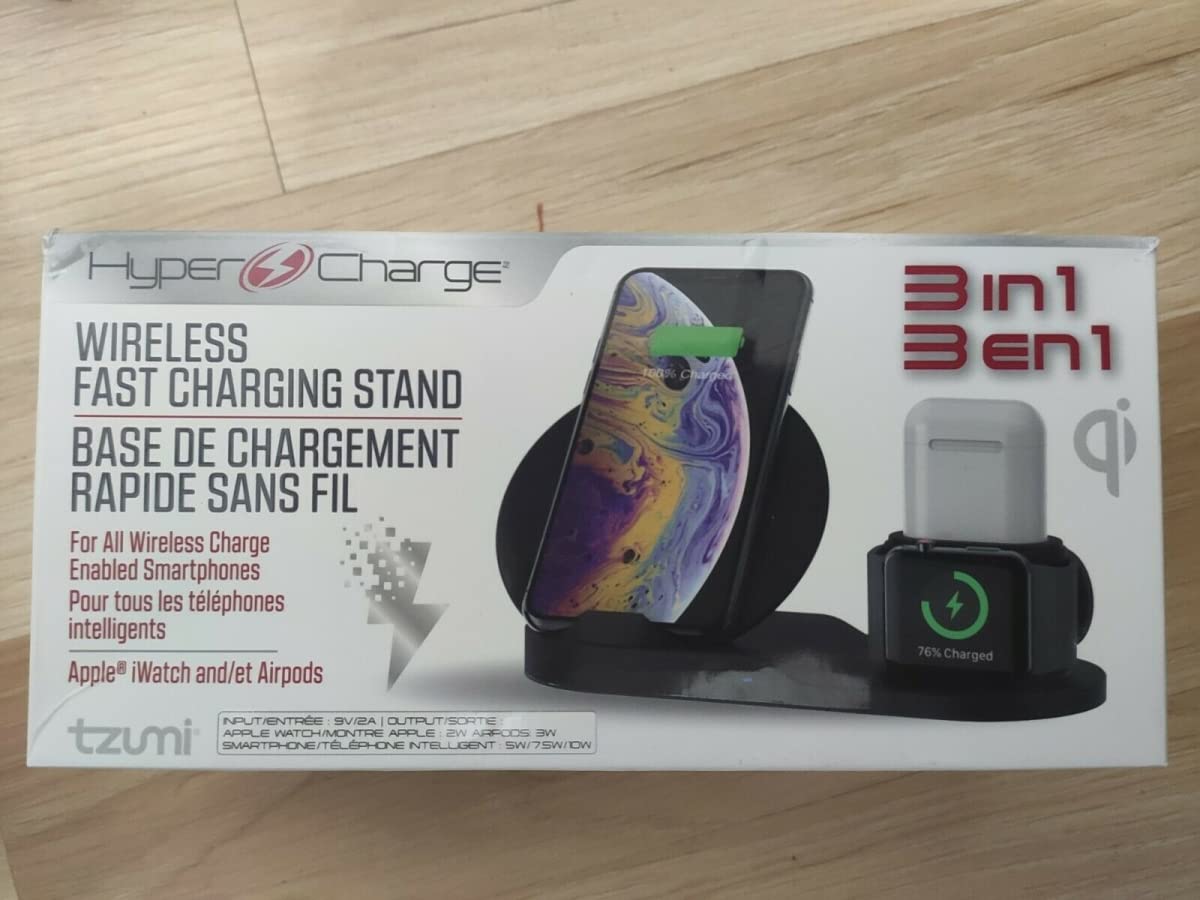 TZUMI 30 IN 1 WIRELESS FAST CHARGING STA