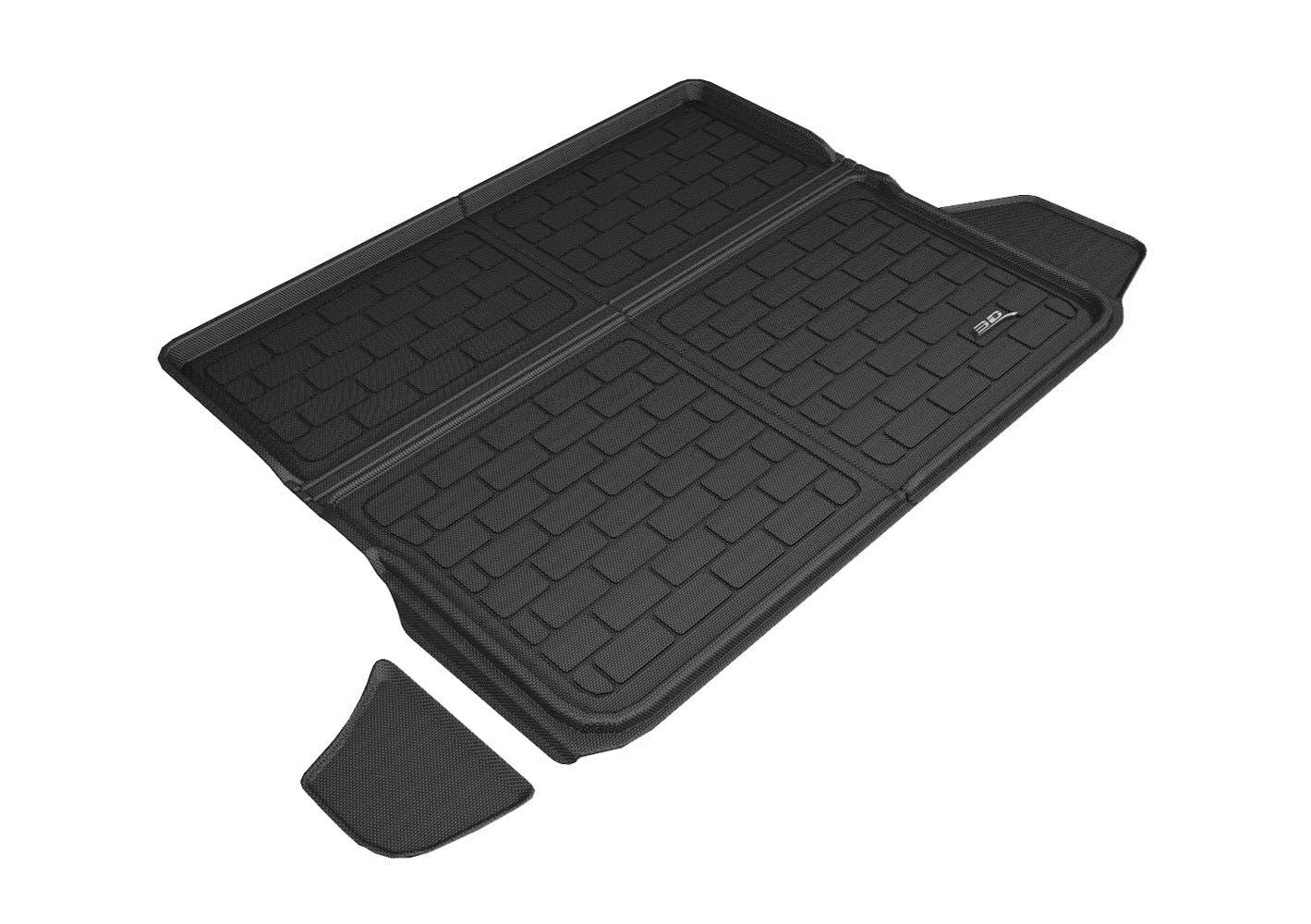 3D MAXpider CHEVROLET EQUINOX / GMC TERRAIN 2018-2022 KAGU BLACK CROSS FOLD CARGO LINER (2-PIECE DESIGN)