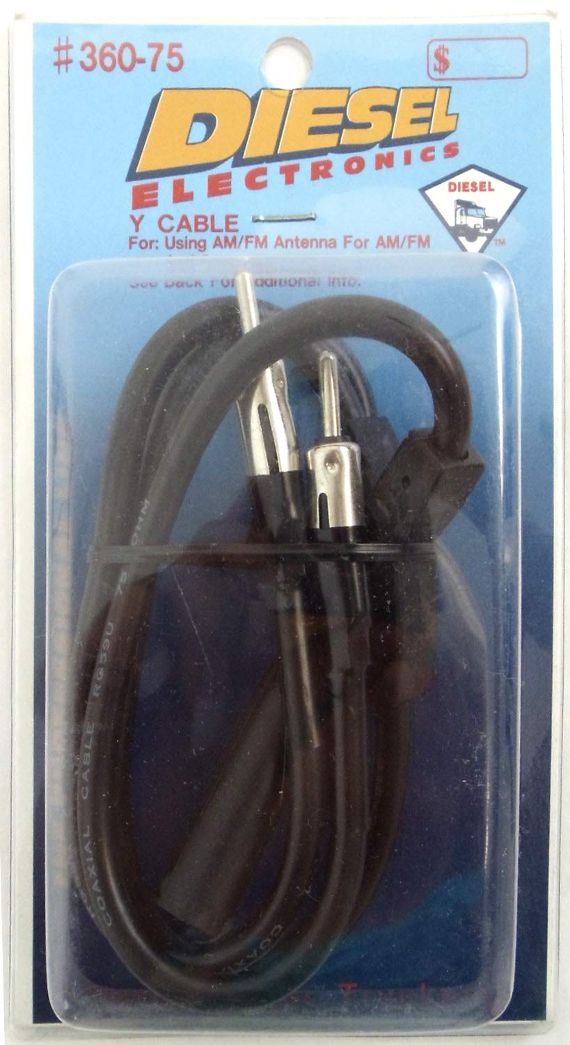 DIESEL AM/FM SCANNER Y SPLITTER CABLE FOR USE WITH SCANNERS