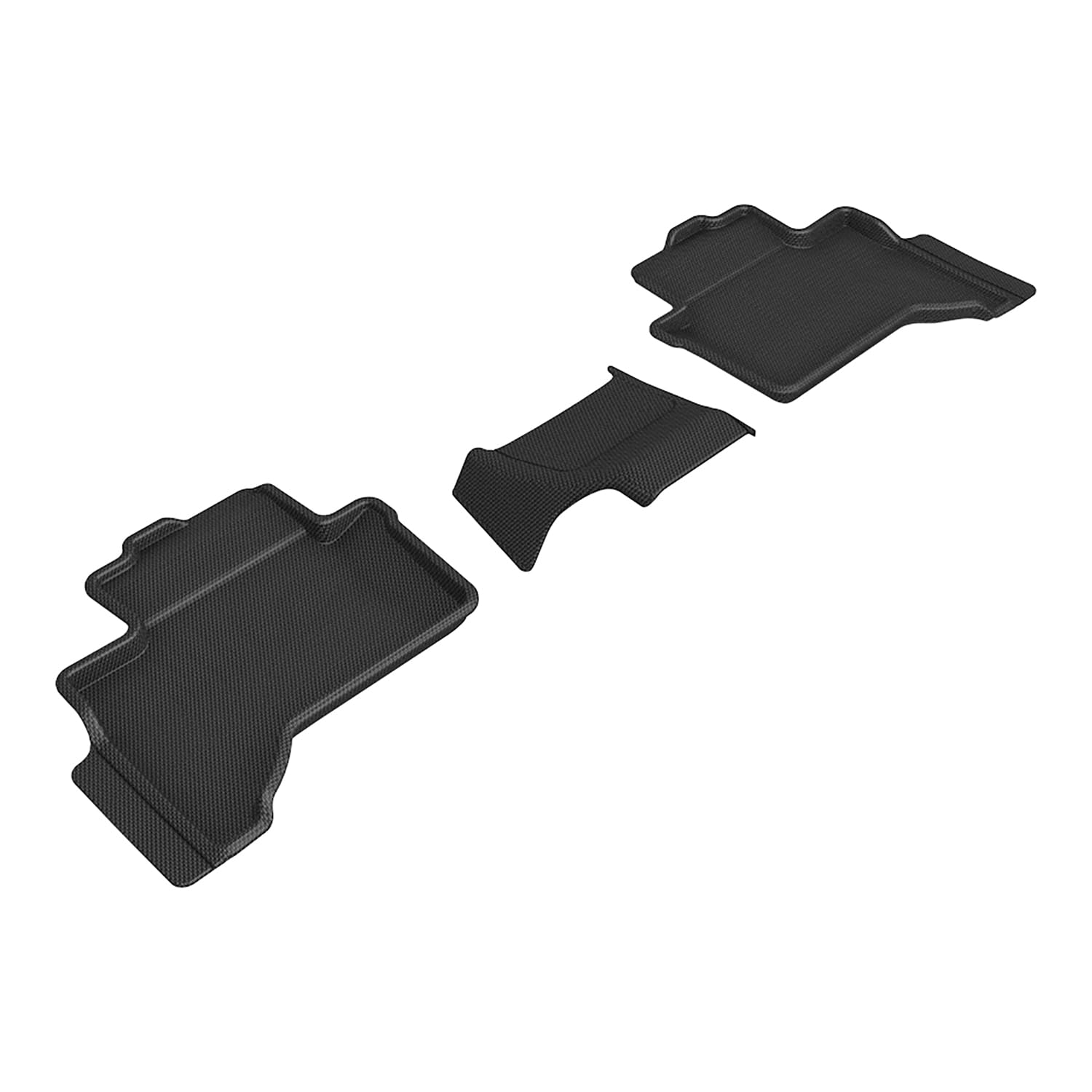 3D MAXpider Compatible with LEXUS GX 6-SEAT 2024-2026 KAGU BLACK R2 (TRIM FOR R2 Cool Box)