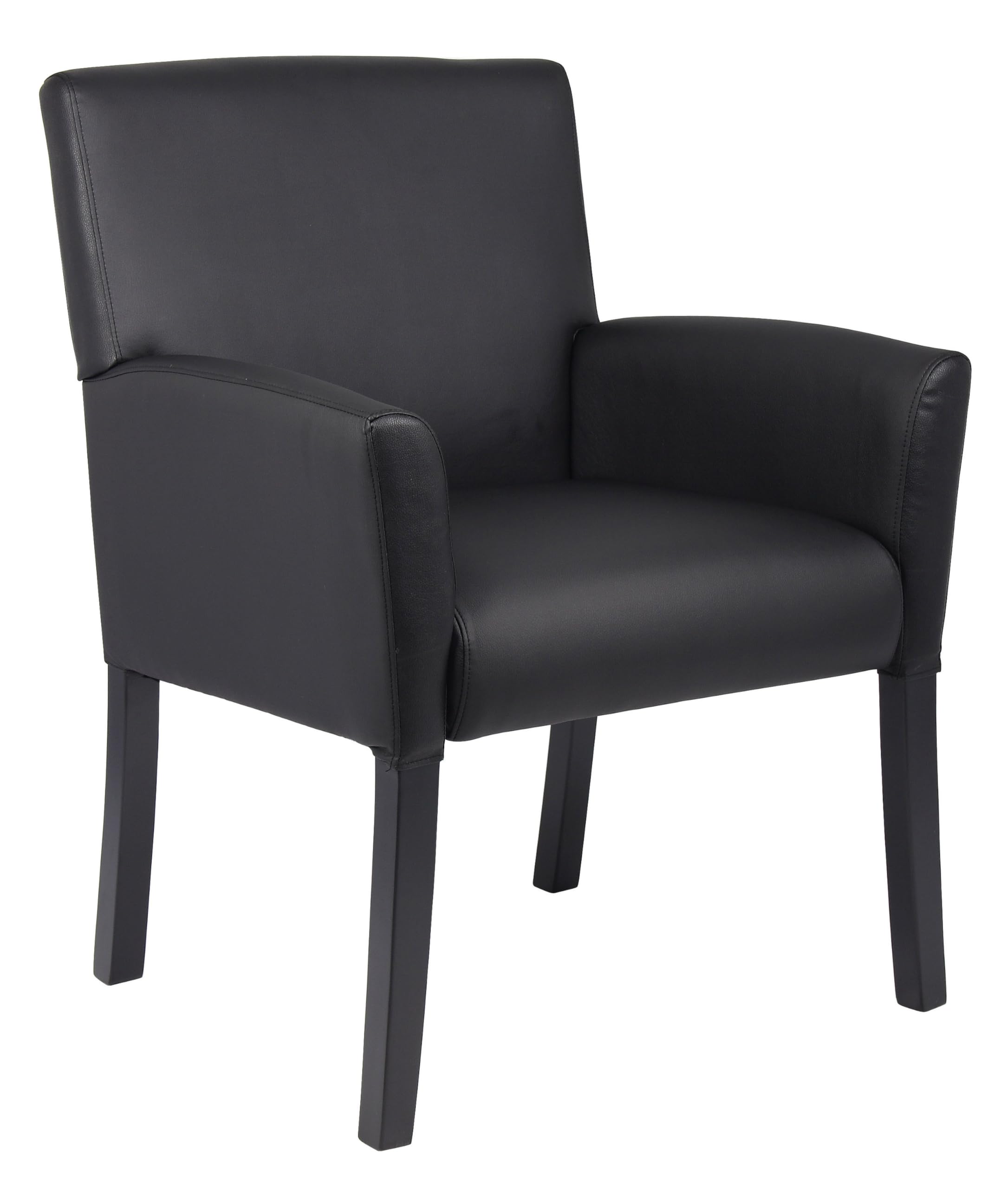 Boss Box Arm guest, accent or dining chair W/Black Base
