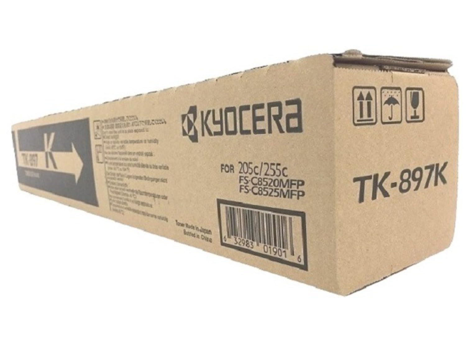 KYOCERA BR TASKALFA 205 1-TK897 SD BLACK TONER, 12k yield