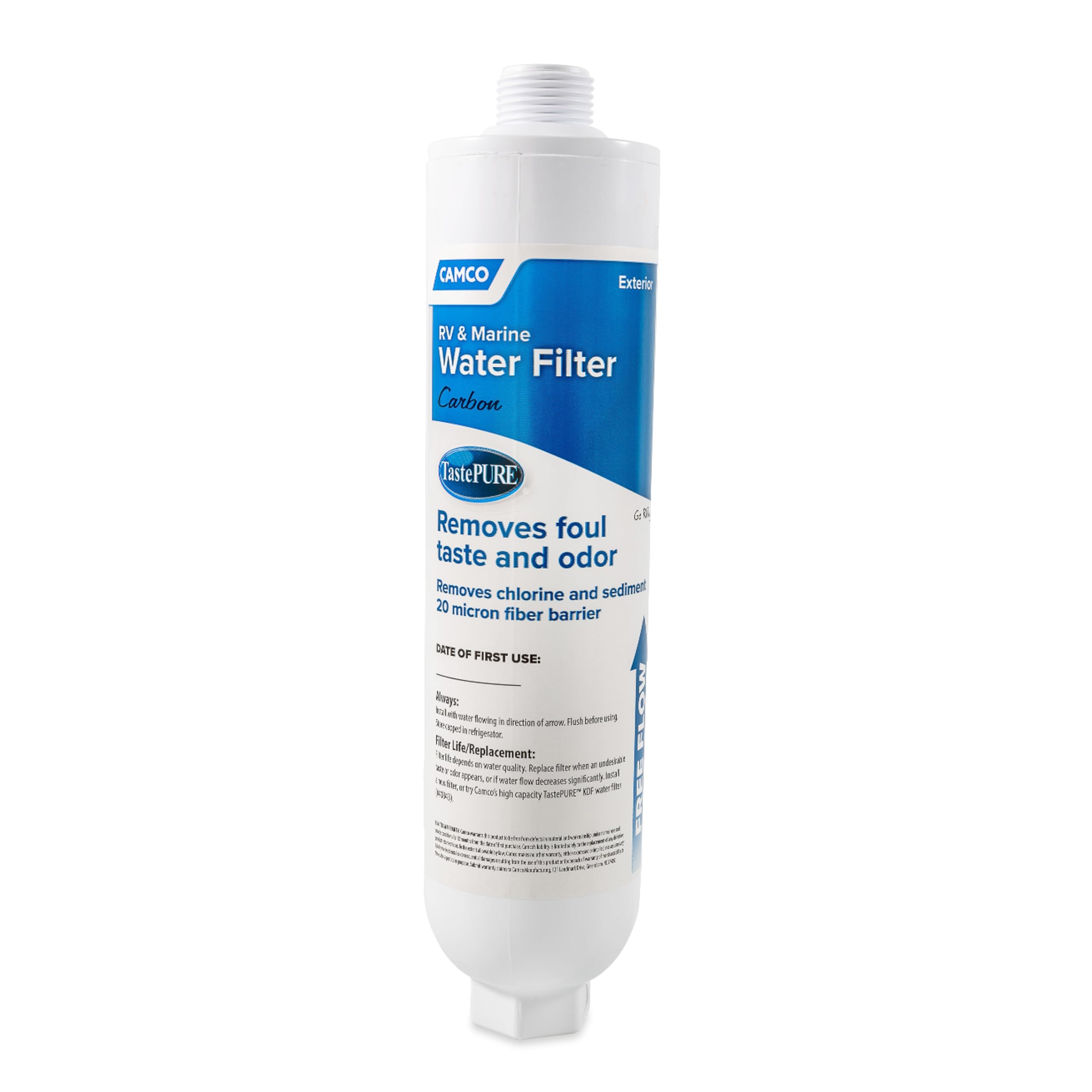 CAMCO TASTEPURE RV & MARINE WATER FILTER