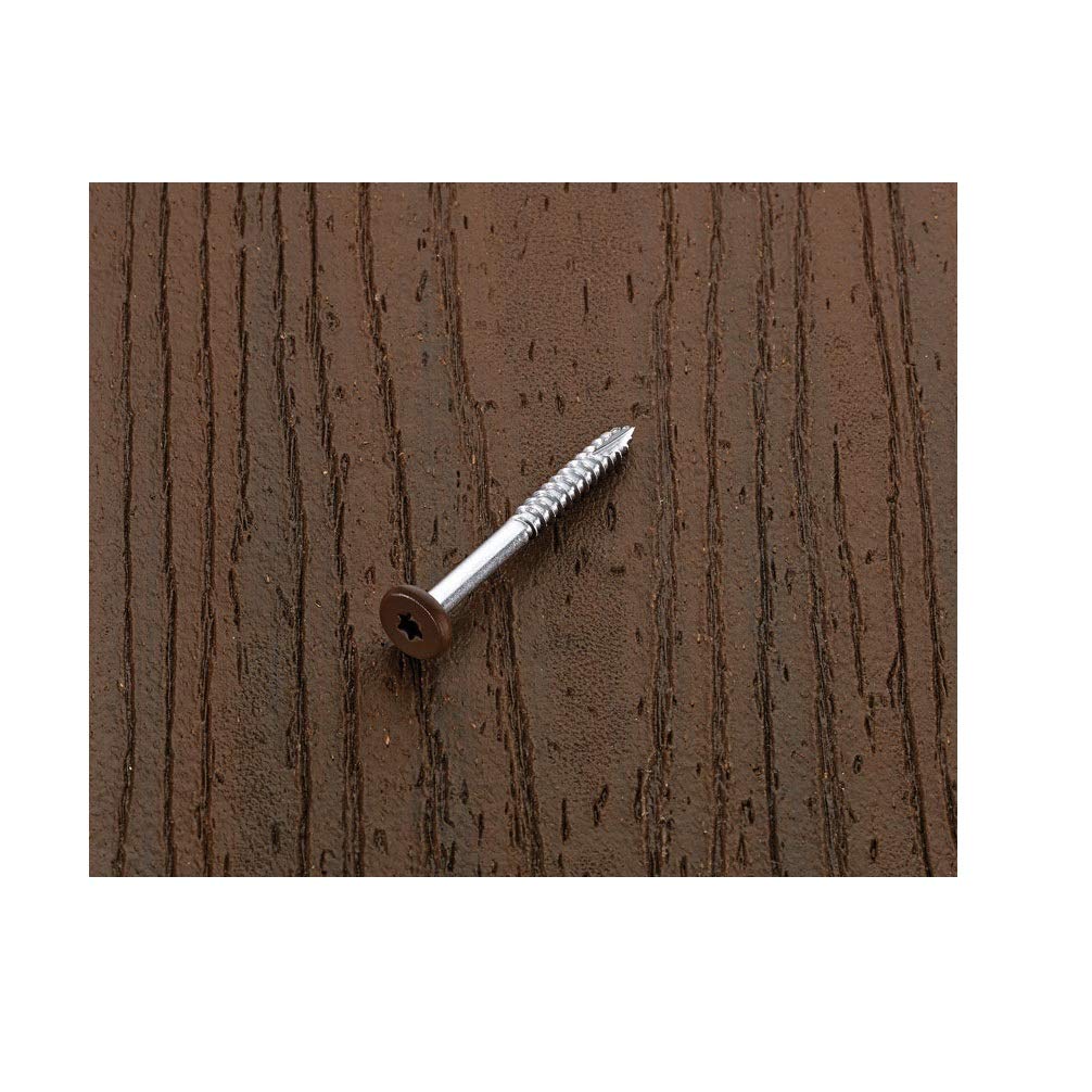 Headcote Stainless Steel Fascia Screws 9 X 1-78 T-20 Star Drive Java 100 Pieces